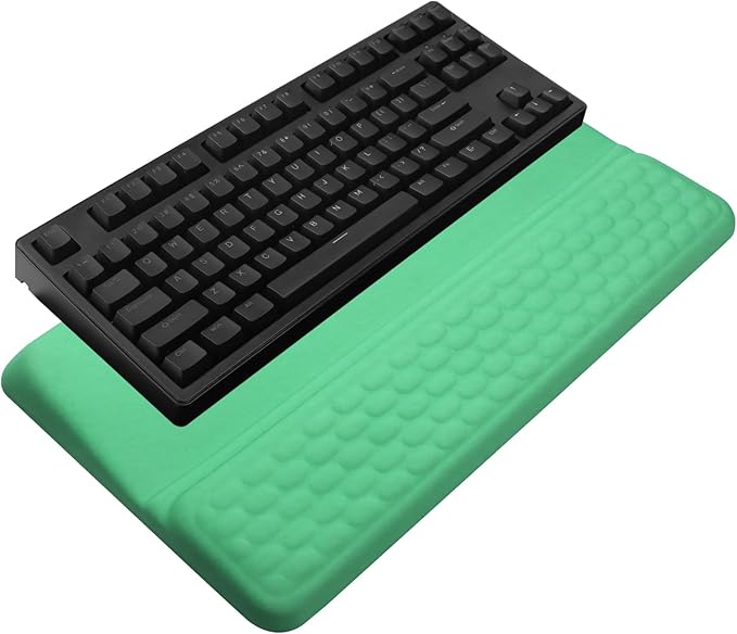 Computer Keyboard Stand with Wrist Rest, Ergonomic Tilted Keyboard Holder by KEPUTAIER
