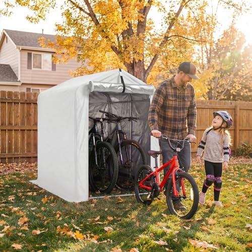 flamaker small portable shed bike tent 420d oxford on a desk or shelf