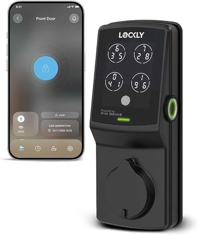 Lockly Secure Plus, Keyless Entry Door Lock, Smart Locks by Lockly