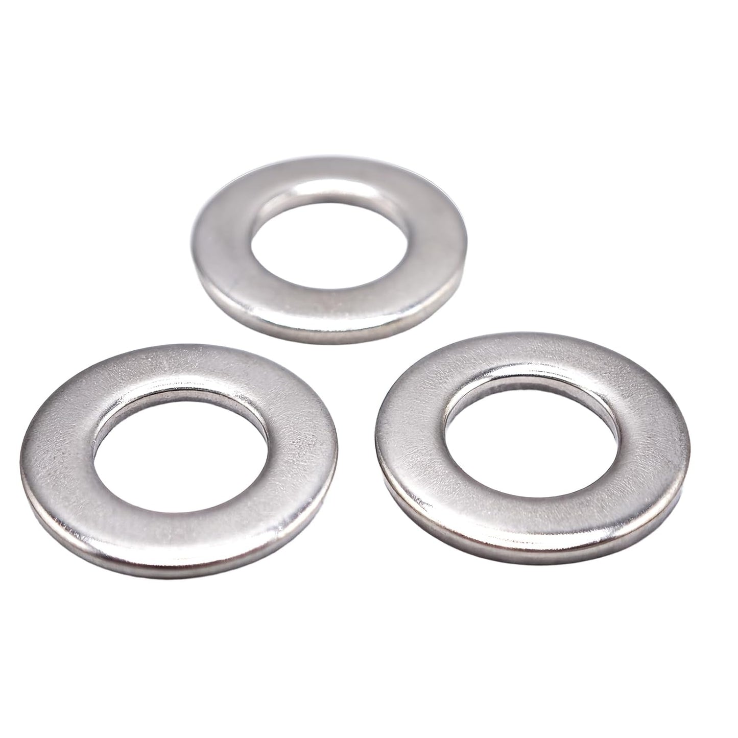 M5×10×1mm Flat Washer 100PCS 304 Stainless Steel Washers for Screws & Bolts A2-70 Metal Washer DIN 125A Fender Washers for Automotive & DIY