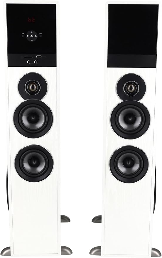 Rockville TM80W Powered Home Theater Tower Speaker System, USB/SD Playback - Image 2