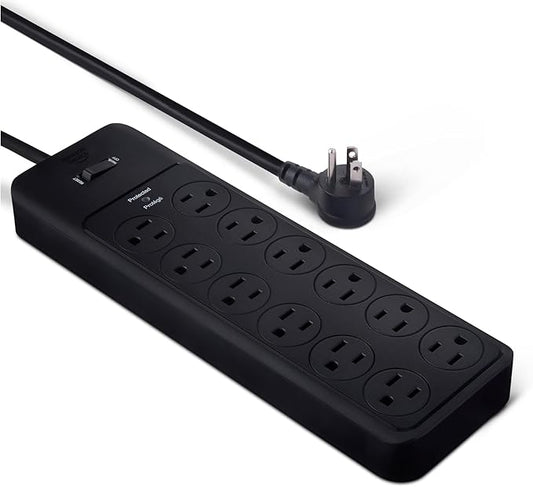 Amazon Basics Surge Protector Power Strip, 4000 Joules, 8ft Extension Cord by AmazonBasics