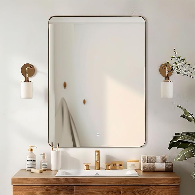 ANDY STAR Gold Bathroom Mirrors by ANDYSTAR