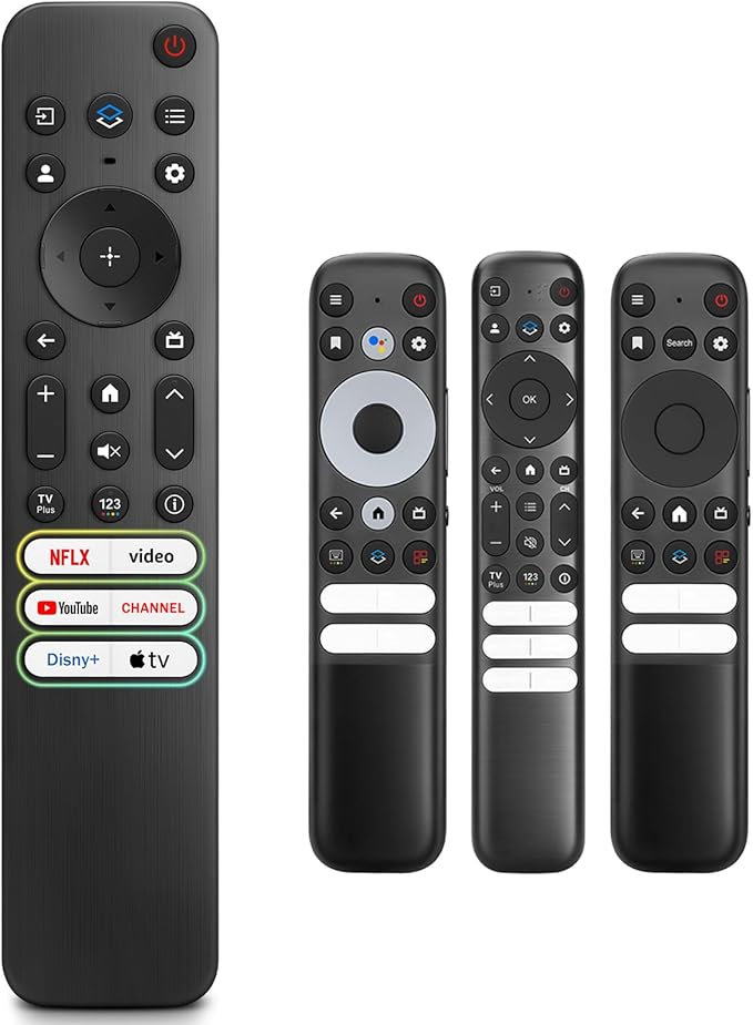 Replacement Remote Only for TCL-Google-TV-Remote-Control, for TCL 4K Google by LOUTOC