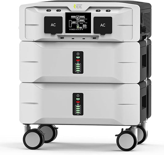 IEE SP5000 Portable Power Station & Solar Generator, 5000W 5120Wh EV-Grade LFP by OSCAL