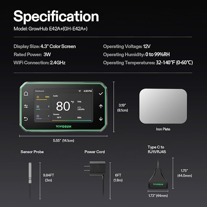 VIVOSUN GrowHub Controller E42A+ - Image 9