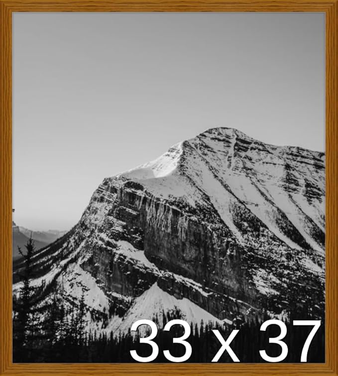Frame It Easy 33 x 37 Hazel Wood Frame by FrameItEasy