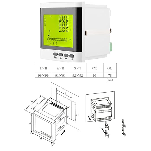 Three-phase Multifunctional Digital Energy Meter, High Accuracy Voltage Current - Image 7
