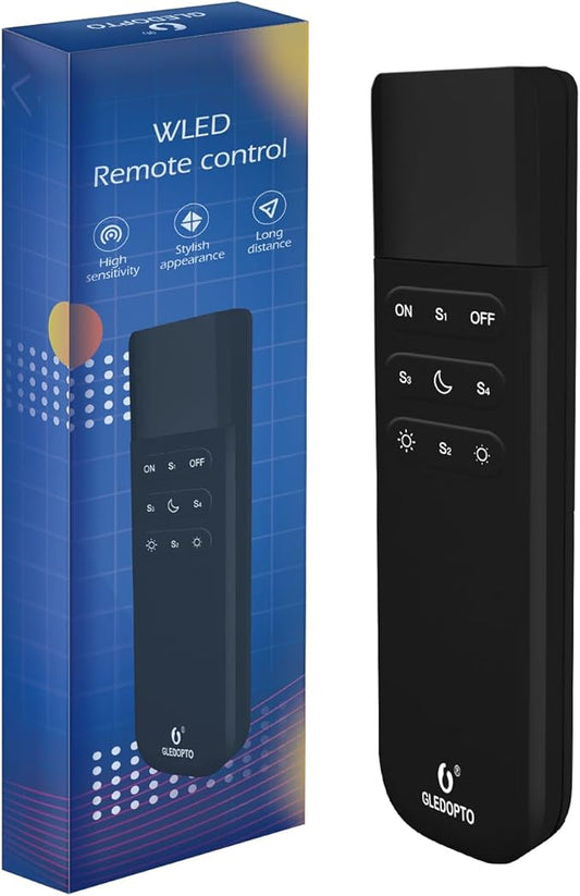 GLEDOPTO WLED Remote Control RGB IC LED ESP Now APP WiFi Wireless Brightness by GledoptoSmartHome
