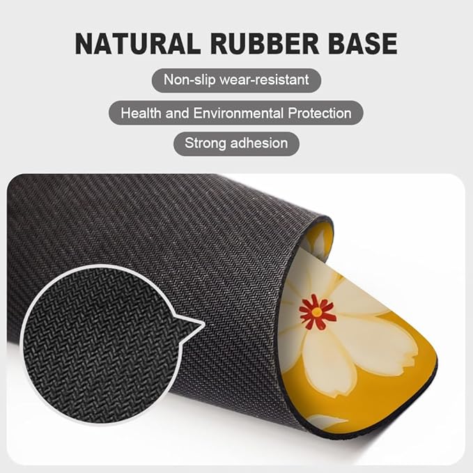 Sunday Market Square Mouse pad, Waterproof, Anti Slip Rubber Base, Computer - Image 4