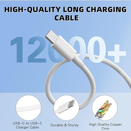 USB C Charger Block for iPhone 17 16, 40W Dual Port A/C Phone Chargers - Image 6