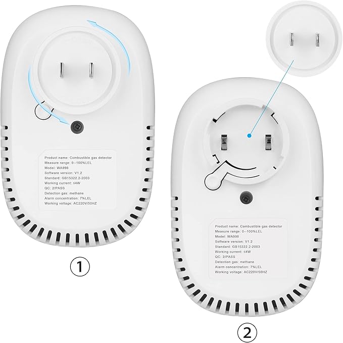 Carbon Monoxide Detector Insertion, Vzmcov CO Detector, LED Display Screen - Image 8