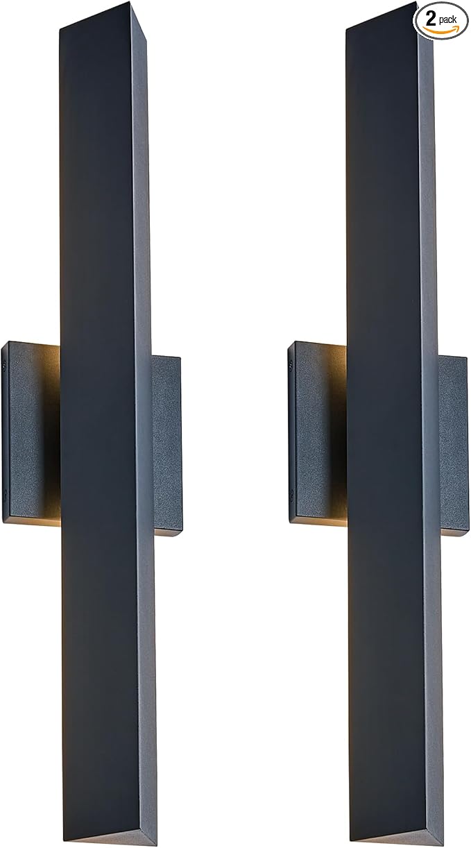 Tarentlight Modern Outdoor Porch Light Patio Lamp in 20W 3000K Integrated LED by TarentlightOutdoorLighting