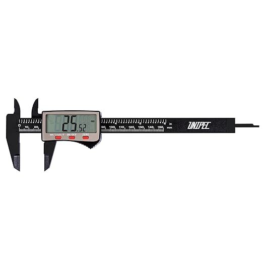 UNIPEC 6″ Digital Caliper – Large LCD, Metric/Imperial/Fraction, 0.0005 in / by UNIPEC