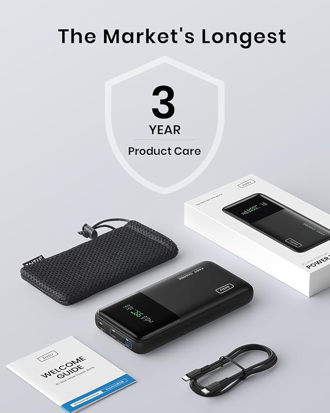 INIU 140W Power Bank, 27000mAh High Capacity Laptop Portable Charger, USB C - Image 7