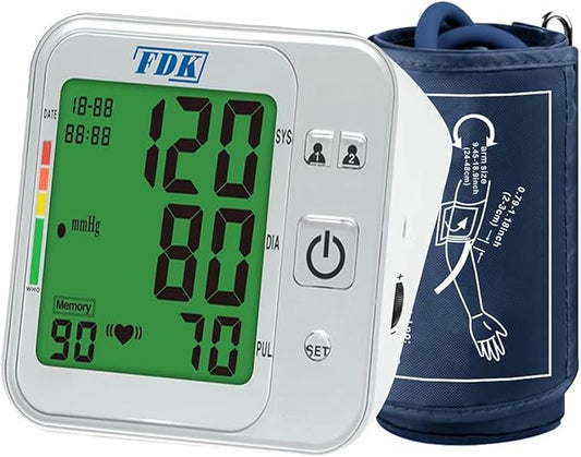 Blood Pressure Monitors for Home USE; Voice Volume Control Bilingual; Talking by FDK