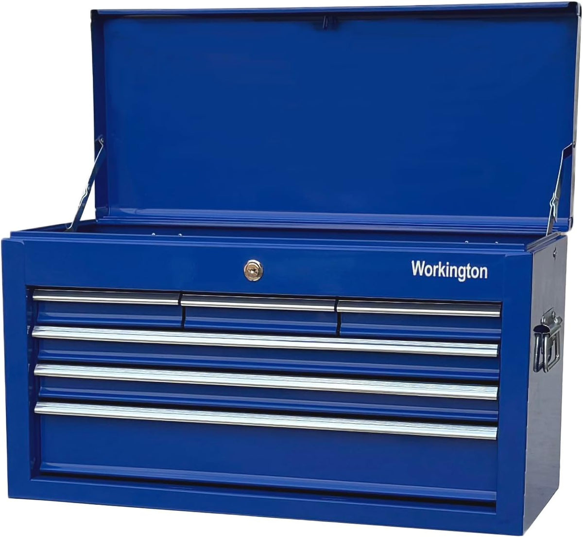 workington portable metal tool chest with 6 drawers, main product view