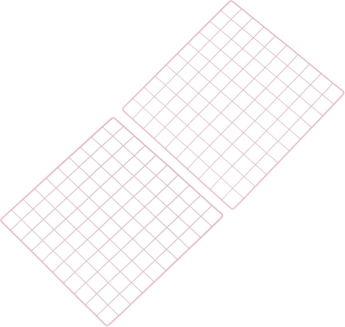 PATIKIL 20"x20" Wire Grid Panel, 2 Pack Board Photo Pictures Memo Display Grid