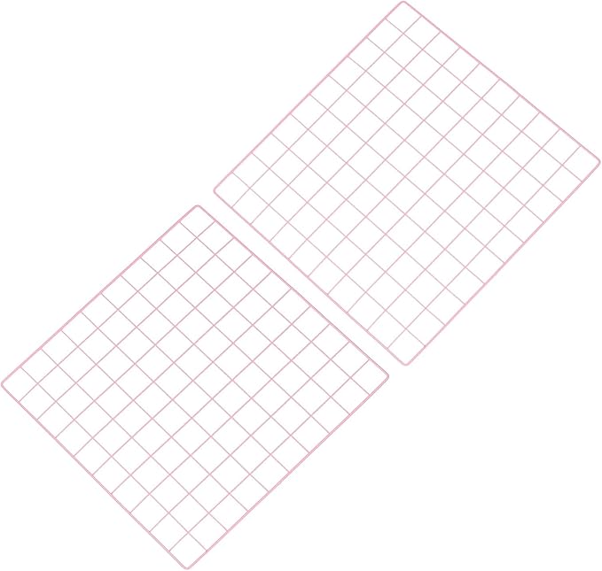 PATIKIL 20"x20" Wire Grid Panel, 2 Pack Board Photo Pictures Memo Display Grid by PATIKIL