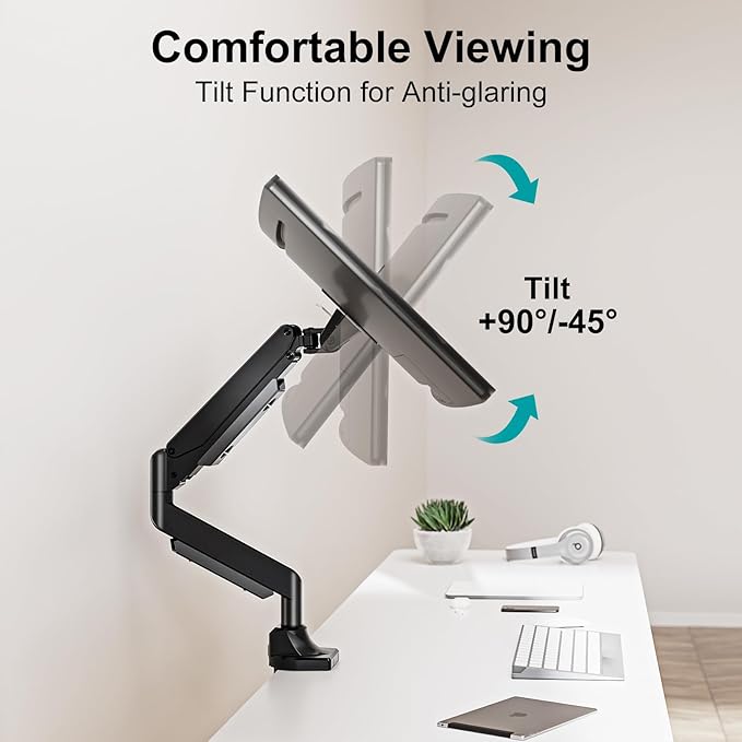 MOUNT PRO Single Monitor Mount for Max 43 Inch Ultrawide Computer Screen - Image 7
