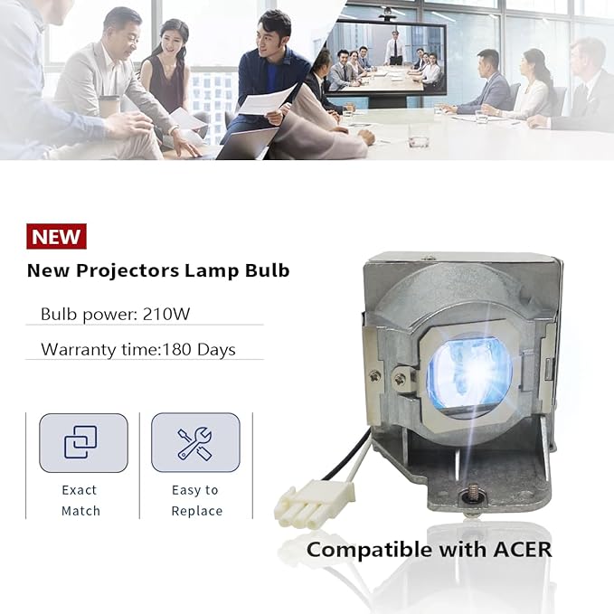 SORNEICDR Replacement Projector Lamp Bulb 5J.J9E05.001/5J.JCA05.001 Compatible - Image 3