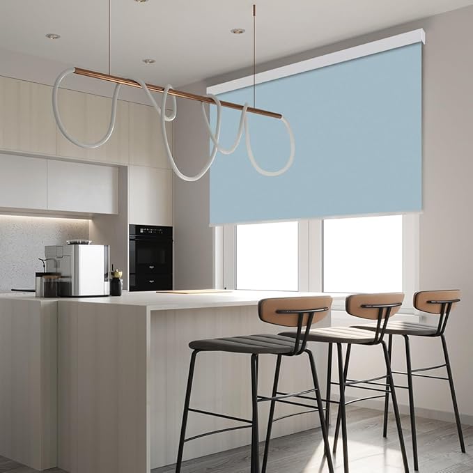 ZSHINE Motorized Blackout Window Blinds Customize Width Remote Control - Image 6