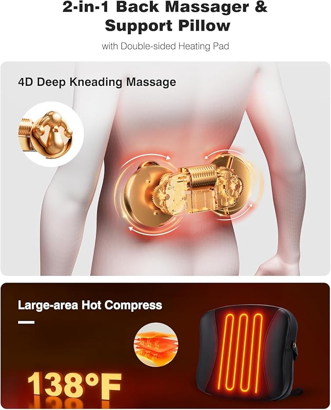 Back Massager with Heat - Image 2