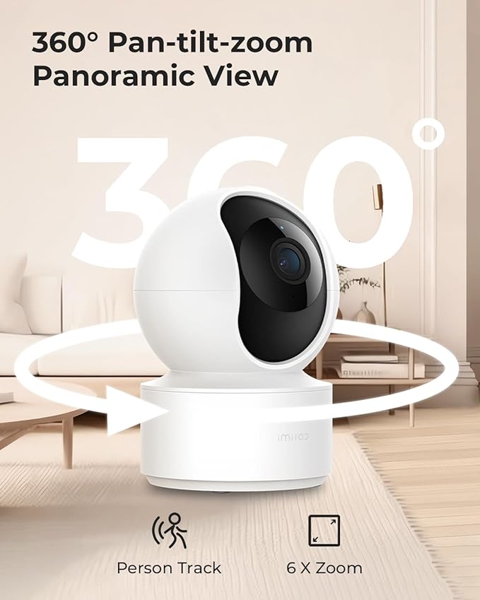 IMILAB C21 2 Pack 2.5K Security Camera Indoor, Room Camera - Image 4