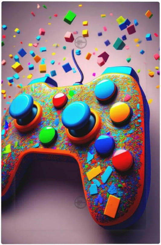 Bvtewkhz Game Controller No Device Single Blank Decorative Light Switch Covers by Unknown