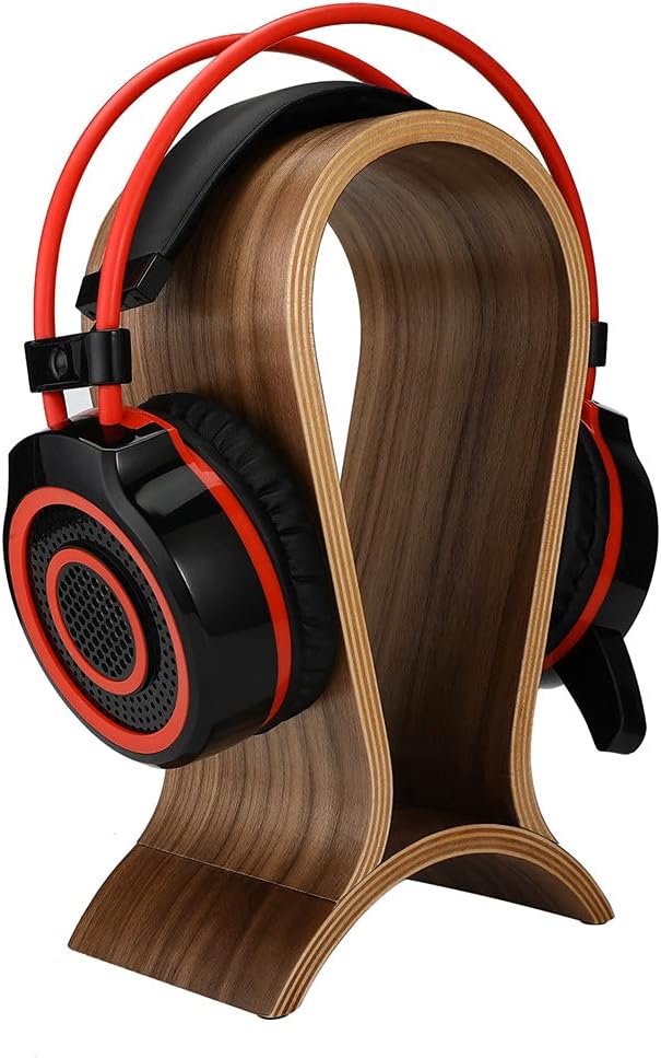 Headphone Stand Wood, Headset Stand - Image 2