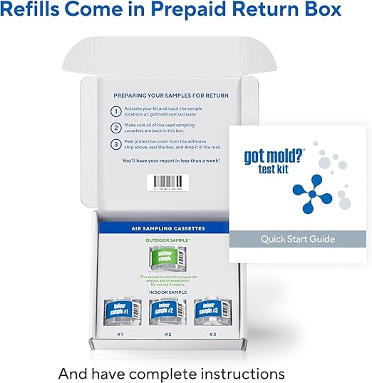 Refills for GOT MOLD?® Test Kit | Air-O-Cell® Spore Trap Air Sampling Cassettes - Image 2