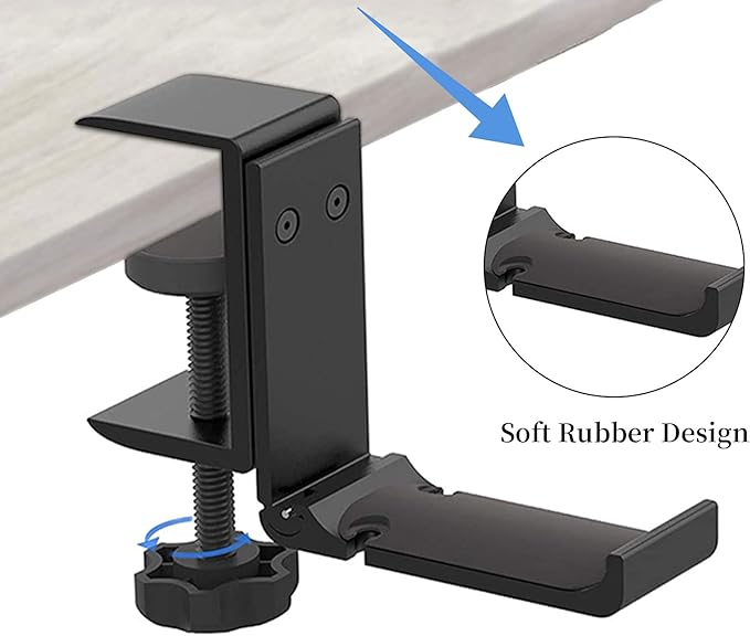 tempsnug Aluminum Headphone Stand Hanger Foldable - Image 4