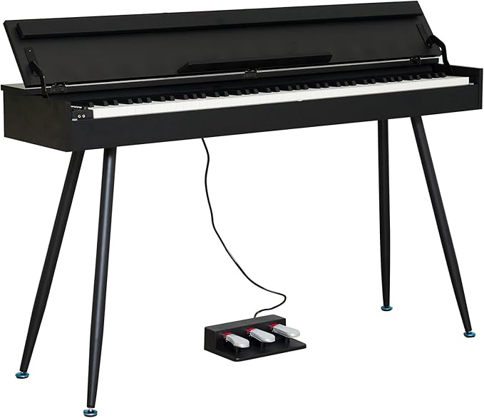 KUMENG Digital Piano 88 Key Weighted Keyboard, Full-Size Desk Progressive by Unknown