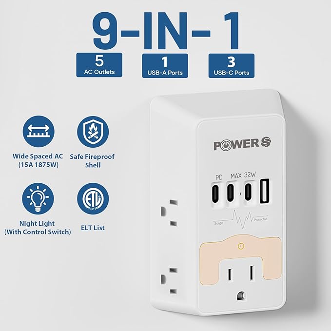 20W PD Fast Charging Wall Outlet - Image 3