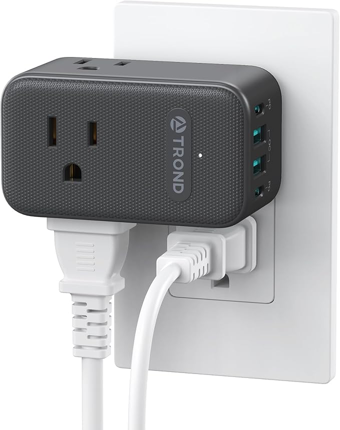 TROND Multi Plug Outlet Extender, 3 AC Outlet Adapter by TRONDOfficial