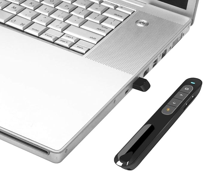 Wireless Presenter, Hyperlink Volume Control Presentation Clicker RF 2.4GHz USB - Image 3