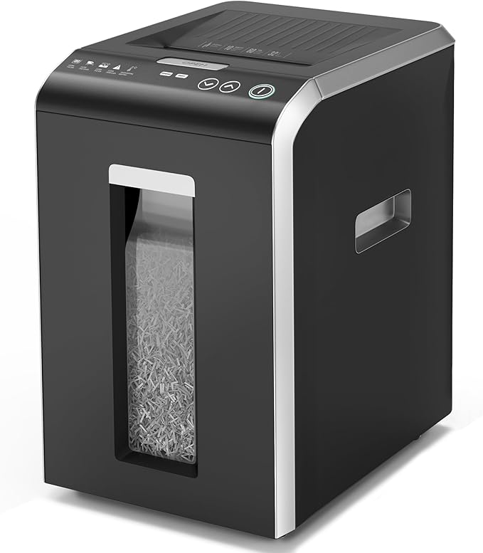 Locksworth Heavy Duty Micro-Cut Paper Shredder: 200-Sheet Auto Feed/10-Sheet by LockworthdedicatedtoSafe