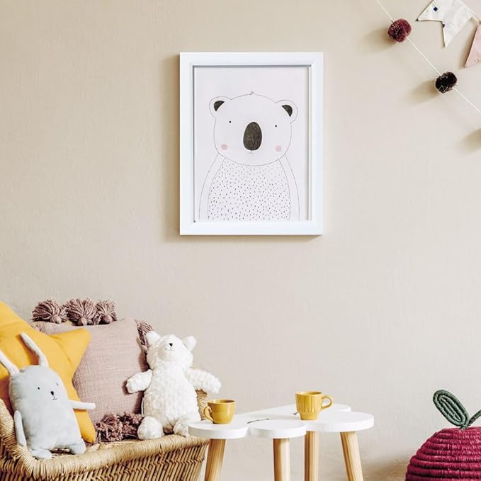 TKYGU 11x17 Picture Frame Set of 3, Wooden Frame 11by17 Wall Gallery Poster - Image 7
