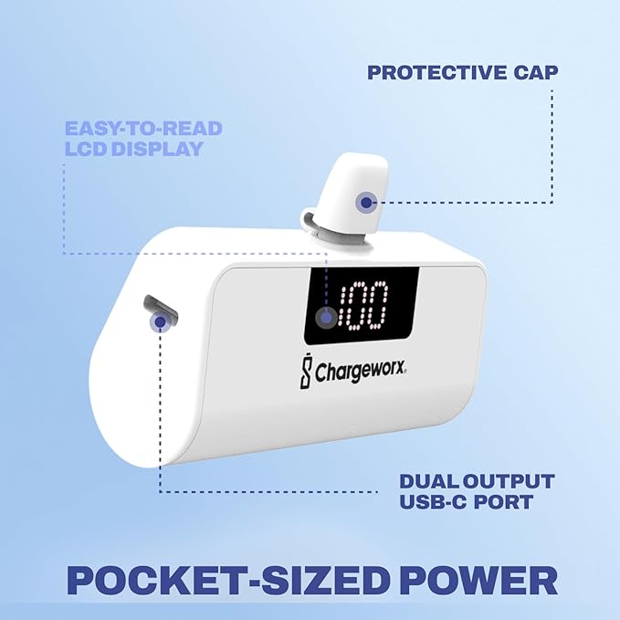 CHARGEWORX Mini Portable Charger Power Bank - Image 2