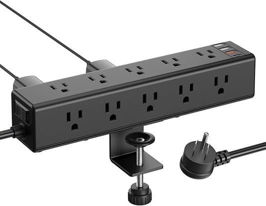 CCCEI Standing Desk Clamp Power Strip by CCCEI