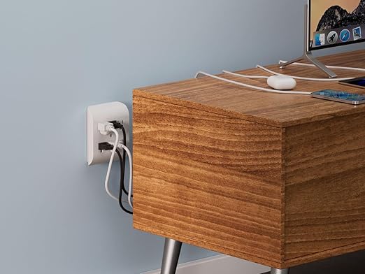 ELEGRP 6-Outlet Extender with Central Anchor, 3-Prong Grounded Wall Tab - Image 7