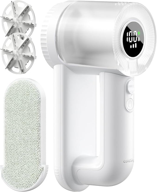 coldSky Fabric Shaver Rechargeable, 2-in-1 Electric Fabric Shaver & Lint Remover by Fabricshaver