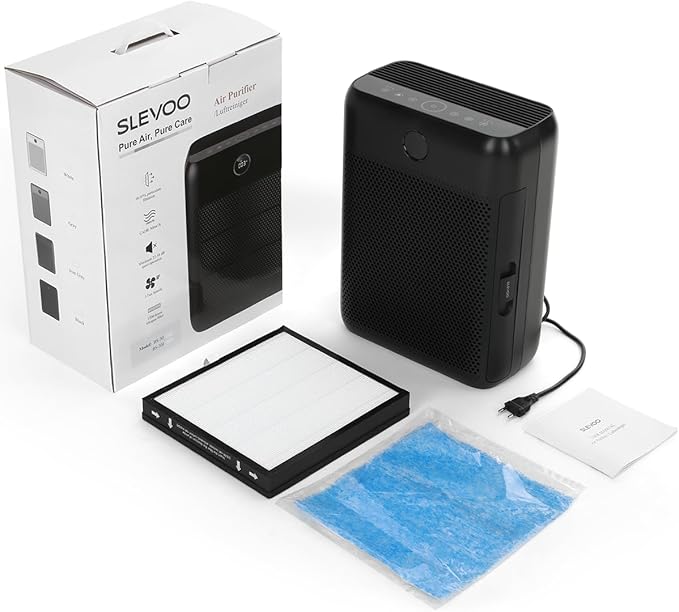 Slevoo Air Purifier for Home Large Room, H13 True HEPA Filter Air Purifiers & 3 - Image 9