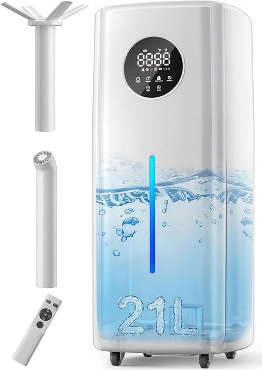 21L/5.5Gal Humidifiers for Bedroom, Humidifier Large Room by Mount-man