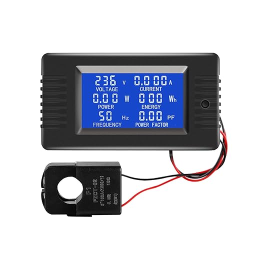 AC Current Voltage Amperage Power Energy Panel Meter LCD Digital Display by MORNINGGROUP