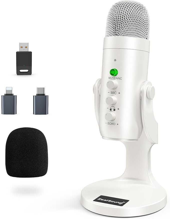 ZealSound Wireless Microphone, USB Mic by zealsound