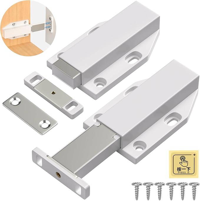 Magnetic Push Latch Heavy Duty Jiayi Push to Open Cabinet Hardware Magnetic by Jiayi