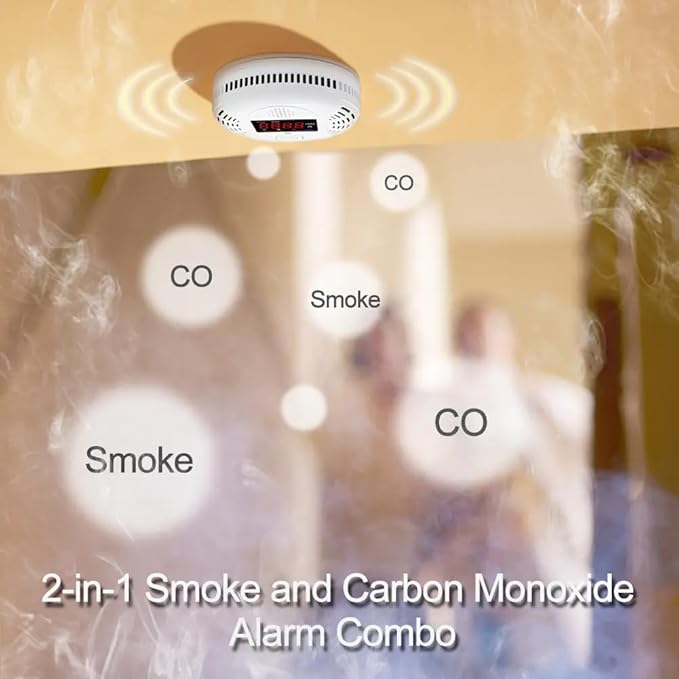 Carbon Monoxide Detector and Smoke Alarm Combined - Image 6