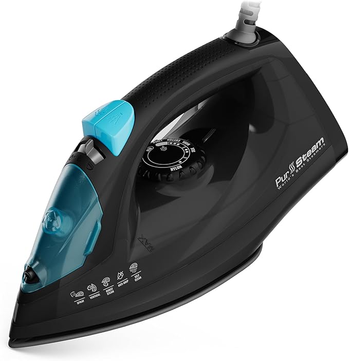 PurSteam Professional 1250W Steam Iron | Powerful Steamer by PurSteamWorldsBestSteamers