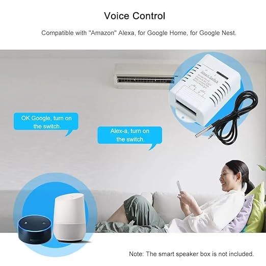 Yitouniu EWeLink Wireless Remote TH16 Switch WiFi Smart 16A Temperature - Image 5